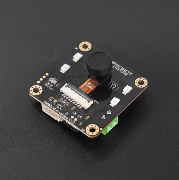 ESP32-S3 AI Camera Module with IR Night Vision, Voice Interaction, Edge AI for Smart Home IoT, Security Monitoring, and Industri