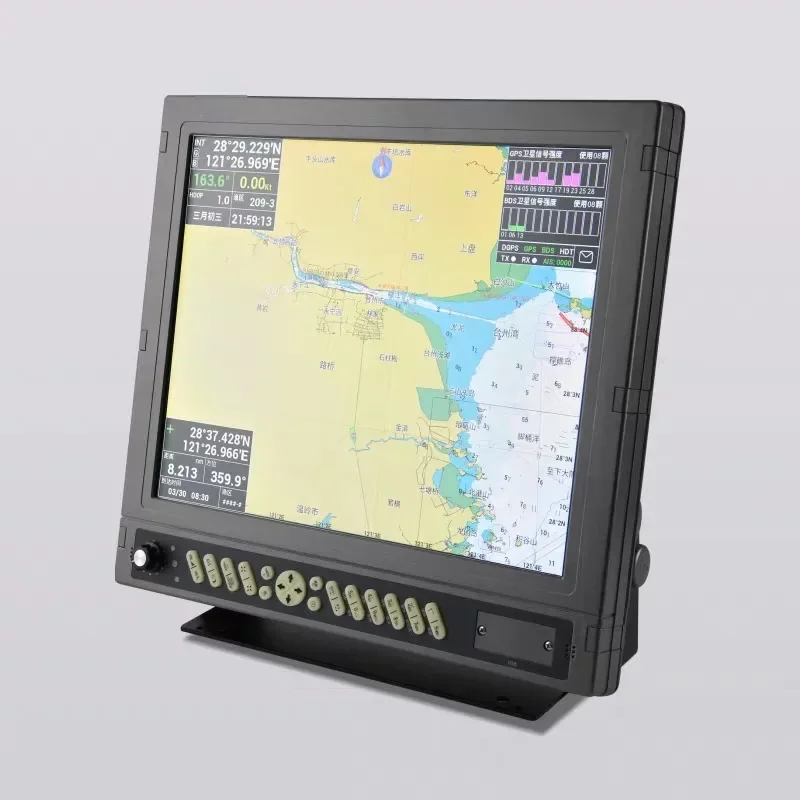 Collision Avoidance Instrument  Sea Picture Machine Marine Beidou Satellite Navigator with CCS Certificate Gps17-Inch