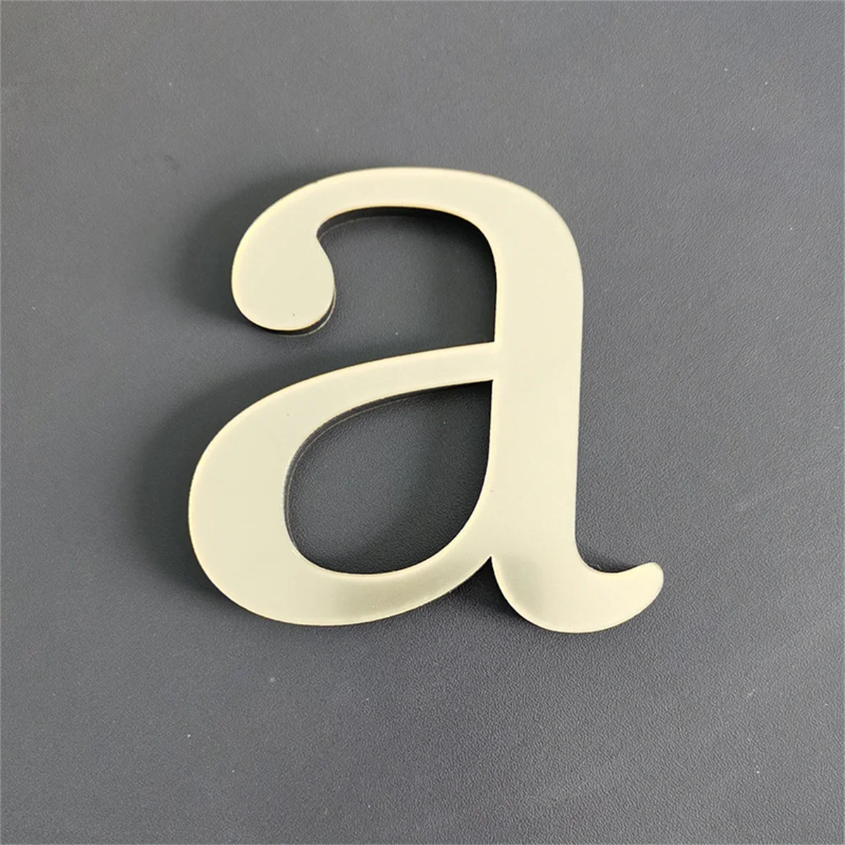 10CM Thickness 1CM 26 Lowercase English Letters Wall Decorative 3D Mirror Acrylic Letters Mural Decor Home Decoration Letter