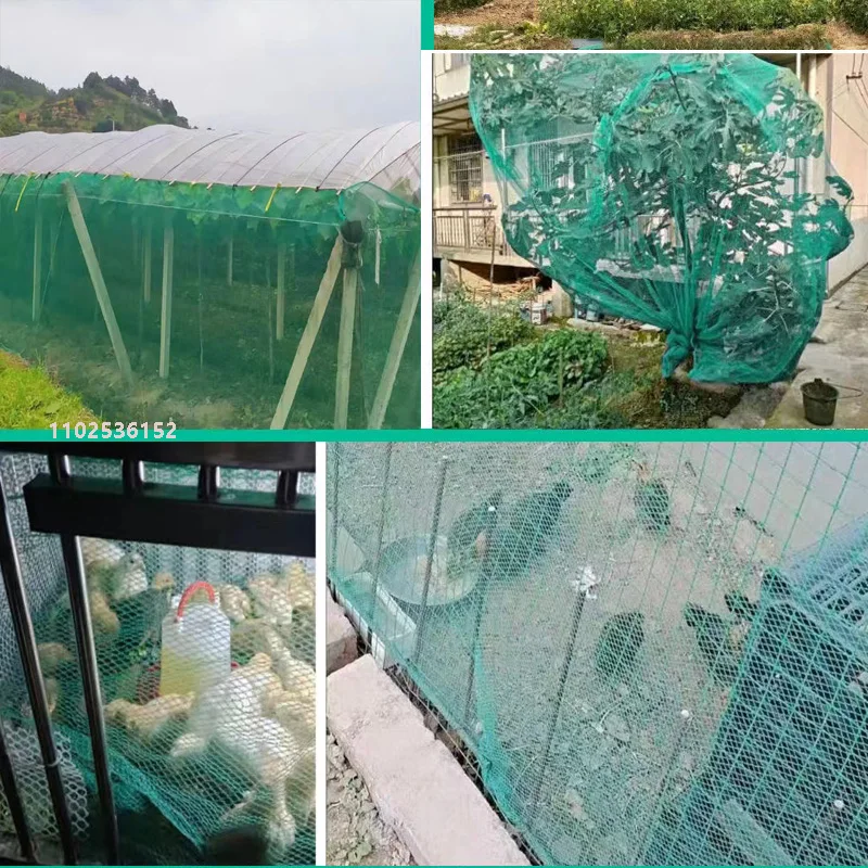 no-knots net mesh 0.5cm Bird-proof Sheath Grape Cherry Net Fruit Tree Bird-proof Net Orchard Nylon Sheath Hail-proof Net