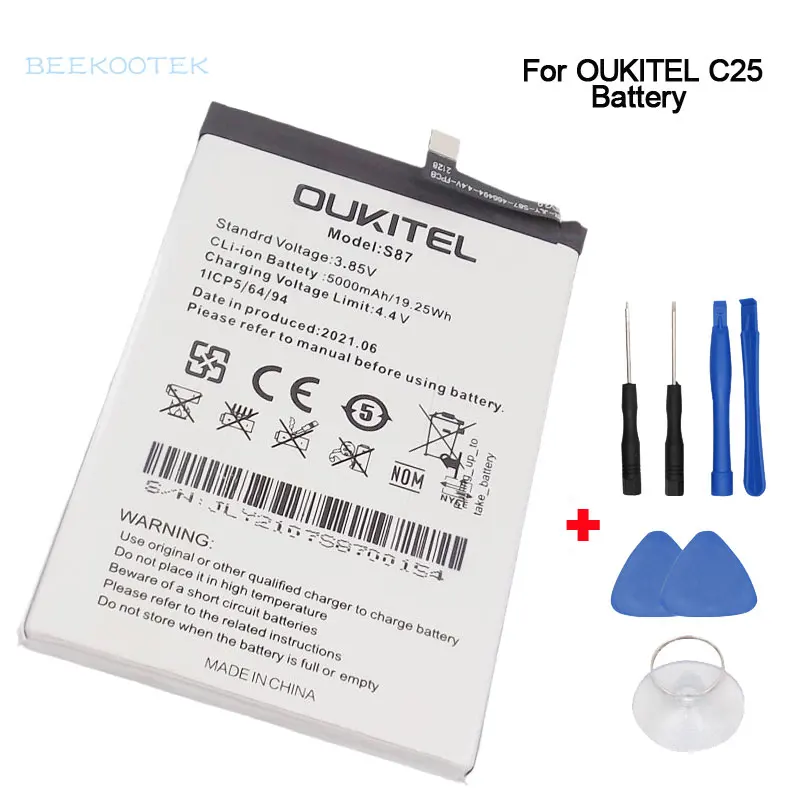 

New Original OUKITEL C25 Battery Inner Built-in Phone Battery Repair Replacement Accessories Part For OUKITEL C25 Smartphone