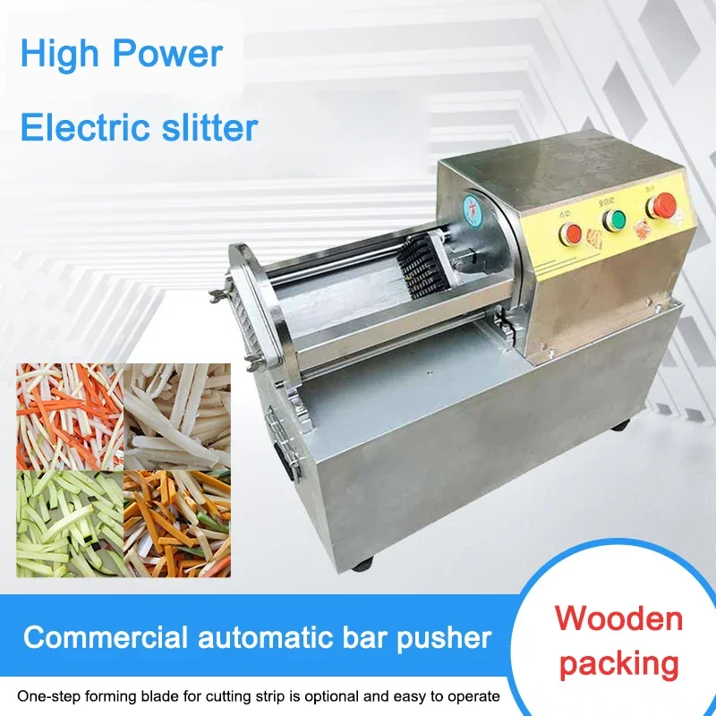 Electric French Fries Machine Strip Cutting Machine Commercial Fully Automatic Stainless Steel Strip Pushing Machine