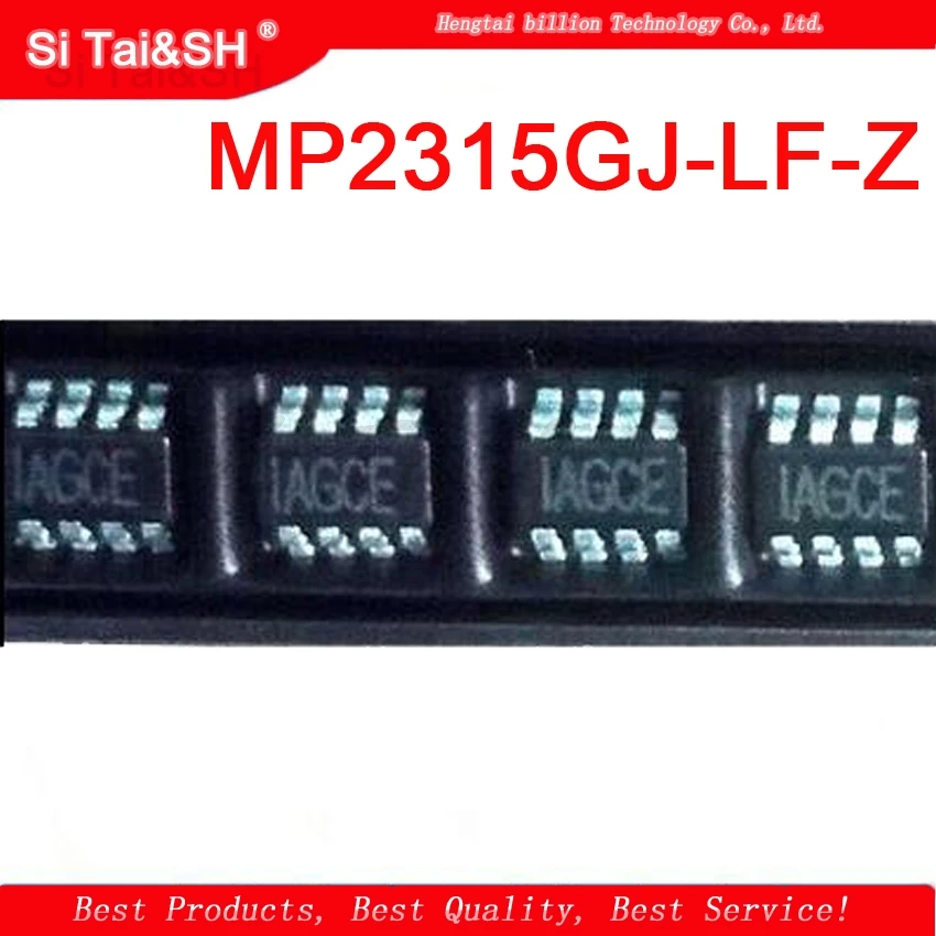 5PCS  MP2315GJ-LF-Z  MP2315 Silk screenI: AGCD IAGCE    SOT23-8