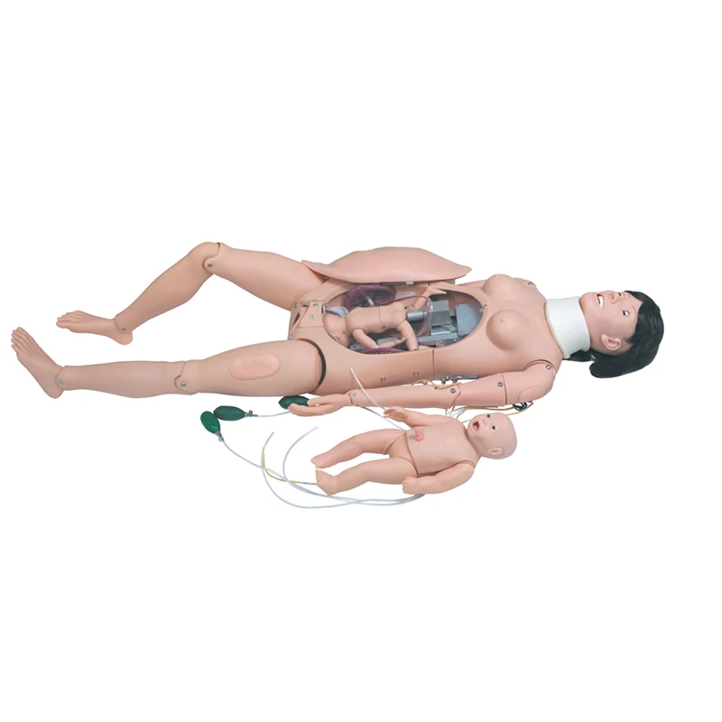 Medical Science simulator Delivery maternal and neonatal birthing training model  Female Nursing Manikin