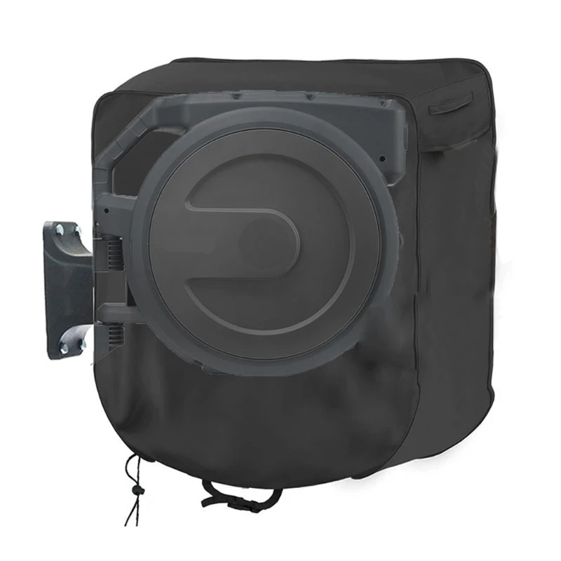 Outdoor Hose Reel Shield Water Resistant Silver Coated Cover for Wall Mounted Hoses Garden Equipment Protective Sleeve