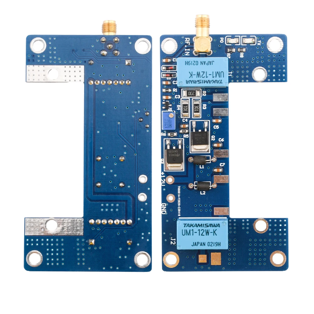 DC12-13.8V 1-5W RF Power Amplifier Board Transceiver Conversion Handheld Power Amplifier Board Intercom Power Amplification