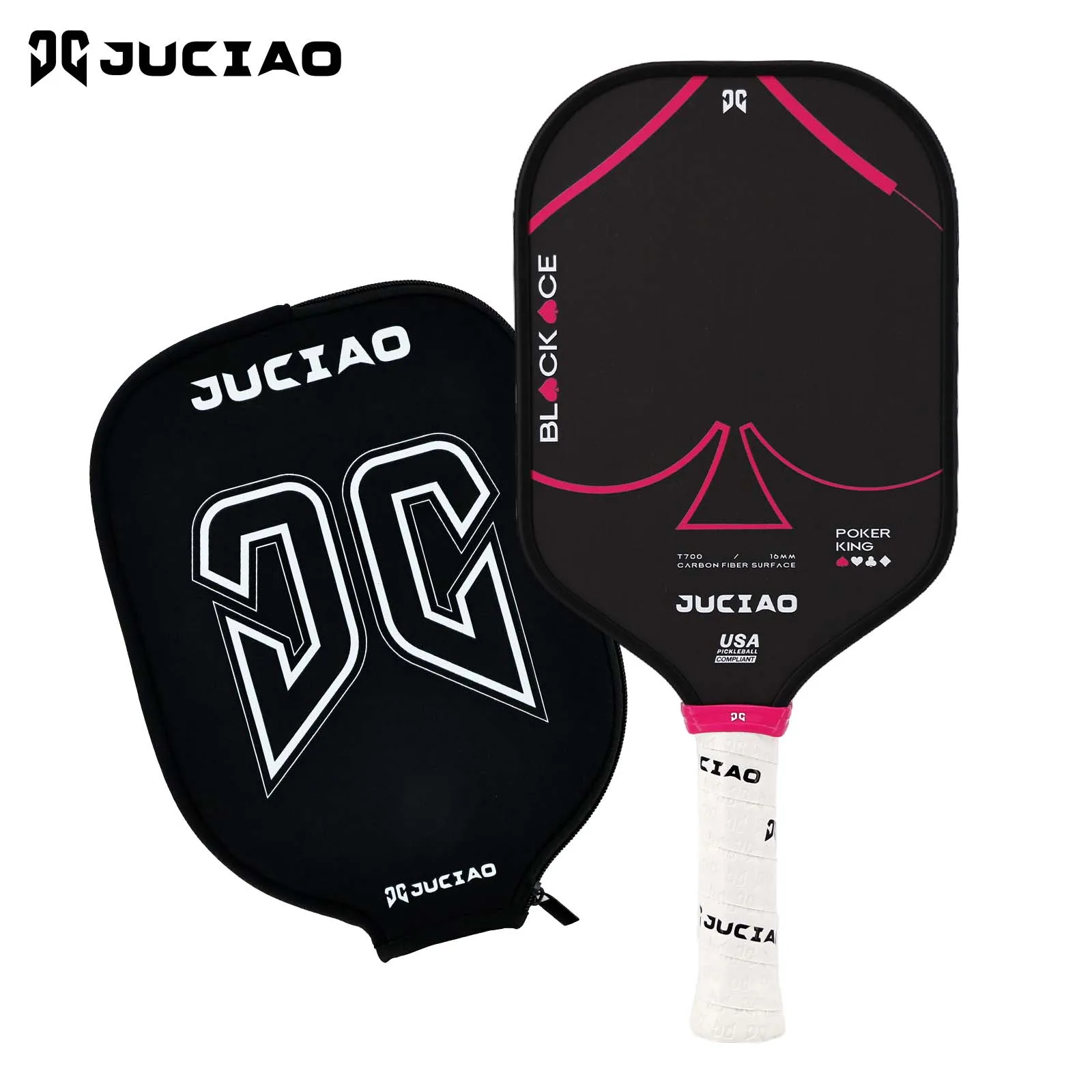

Ракетки для пиклбола JUCiAO GEN 3, термоформованные T700, предназначенные для Ultimate Spin & Control