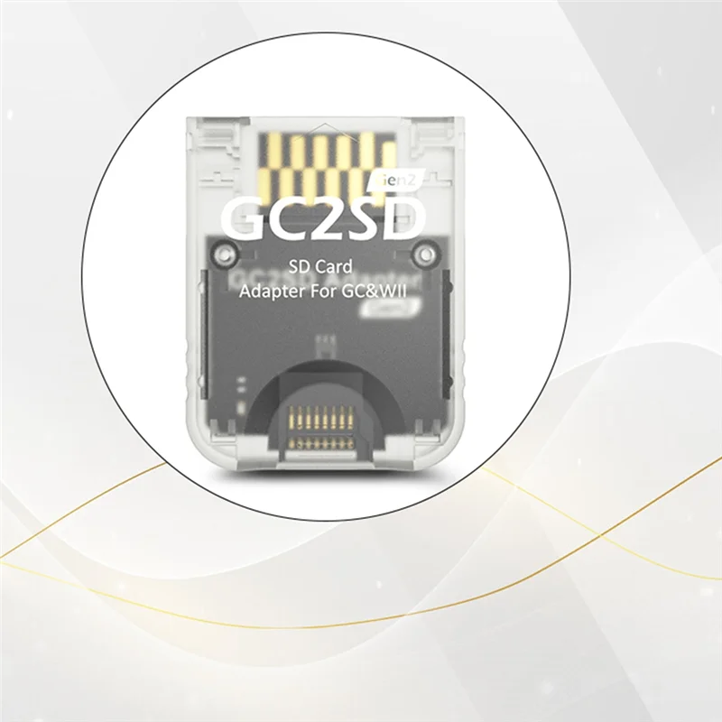 ABSQ-GC2SD Gen2 TF カードリーダーアダプタサポート 512 ギガバイト任天堂ゲームキューブ/Wii GC2SD メモリ TF カードアダプタ
