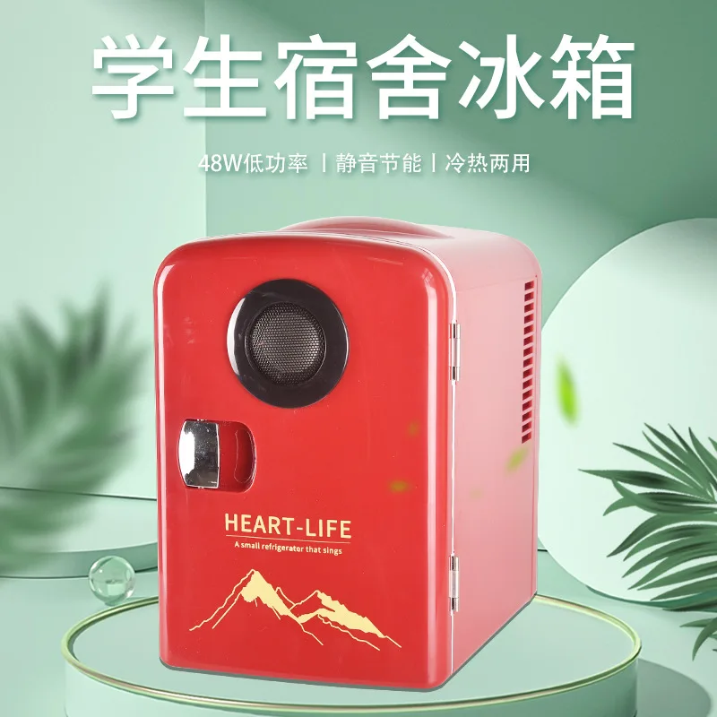 Coke Bluetooth audio desktop mini small refrigerator single dormitory car refrigerator