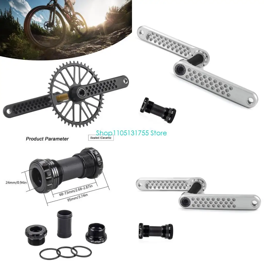 

170 -миллиметровая замены черного рукава для горных рук для горных велосипедов алюминиевый сплав Прямой горы набор рука