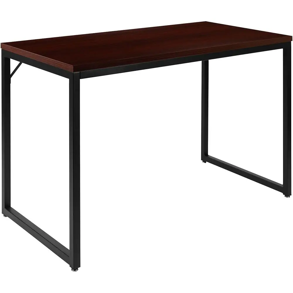 

Sturdy 47 Industrial Style Home Office Writing Desk - Black Commercial Grade Desk