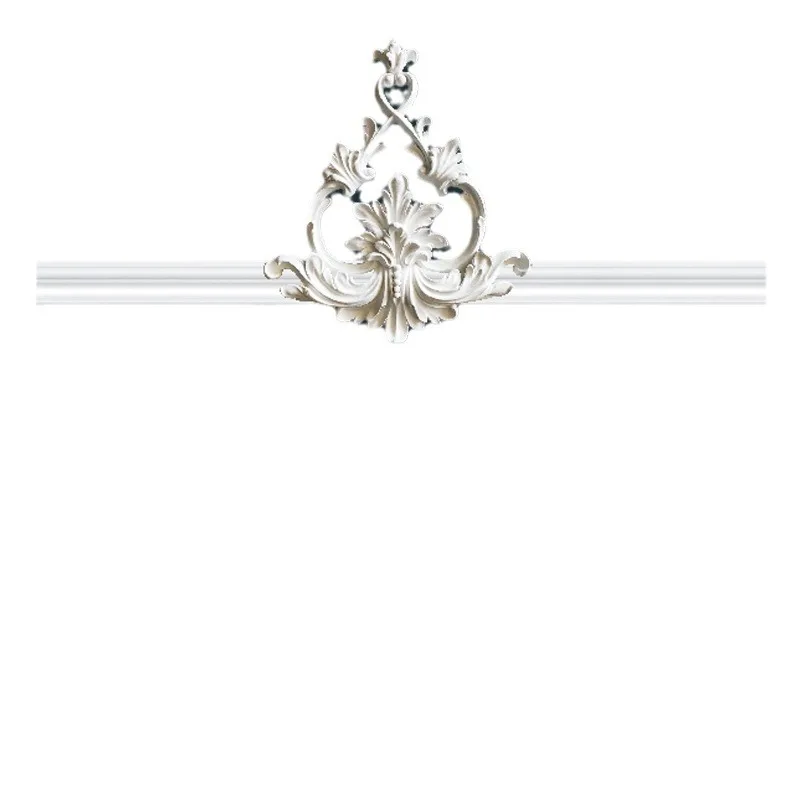 

Interior French decorative background wall, ceiling can design background wall lines