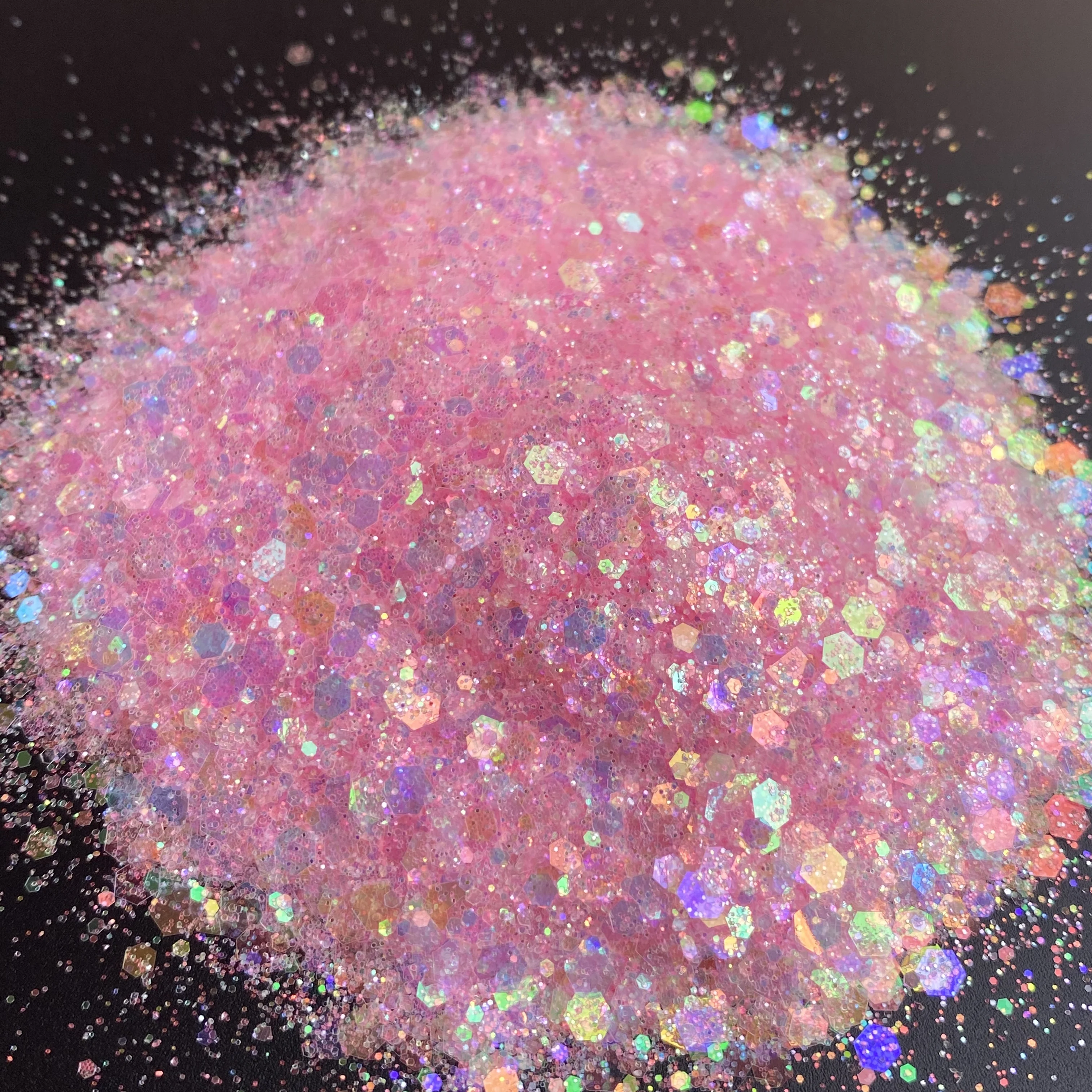 50 G/zak Super Waarde Nagel Chunky Glitter Vlokken Zeemeermin Iriserende Hars Pailletten Voor Voor Manicure Ambachtelijke Creativiteit