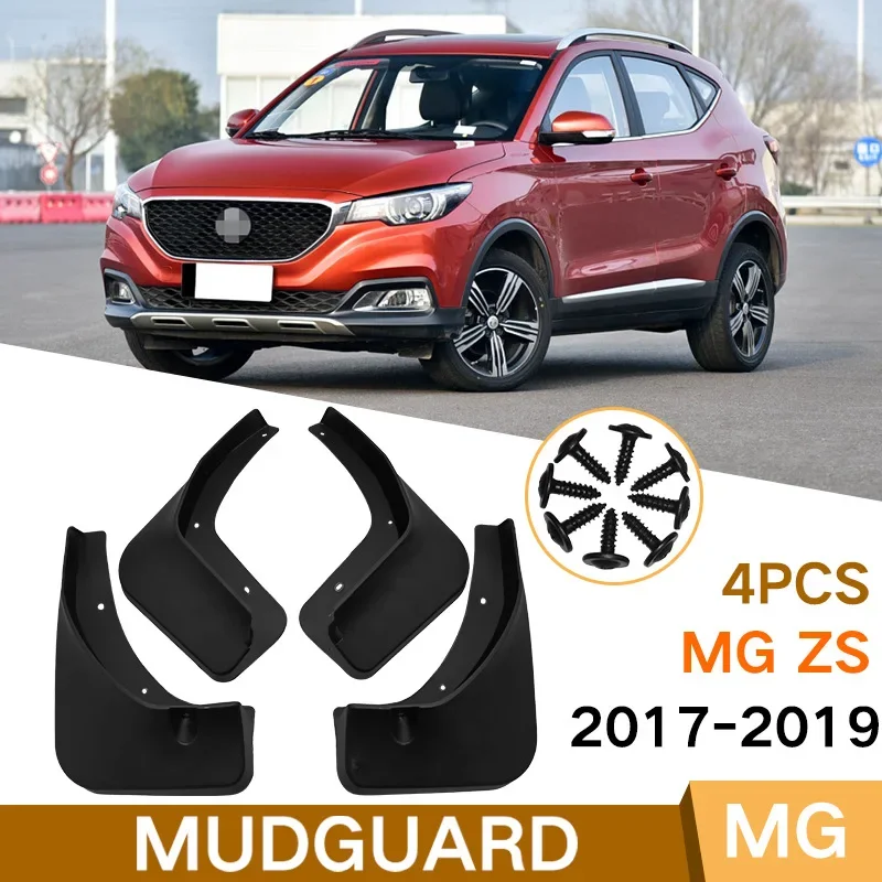 

For MG ZS 2017 2018 2019 black car mudguard Reduce dust Resist tire dirt car accessories tools