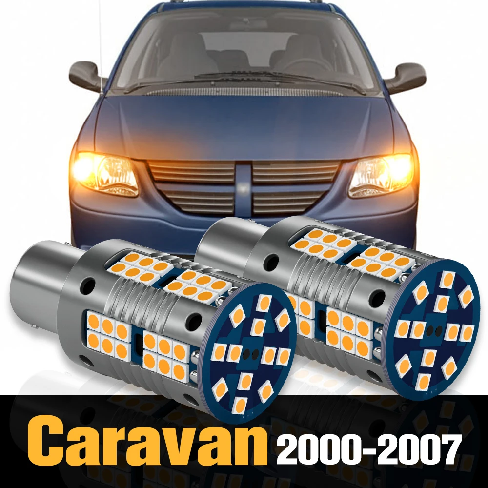 

2pcs Canbus LED Turn Signal Light Lamp Accessories For Dodge Caravan 2000-2007 2001 2002 2003 2004 2005 2006