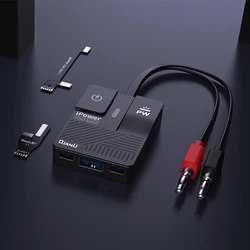 QIANLI-Cable de prueba de fuente de alimentación CC iPower Pro Max para iPhone6 a 14 Pro Max, prueba de potencia mecánica Por Max para 6-14 Pro Max