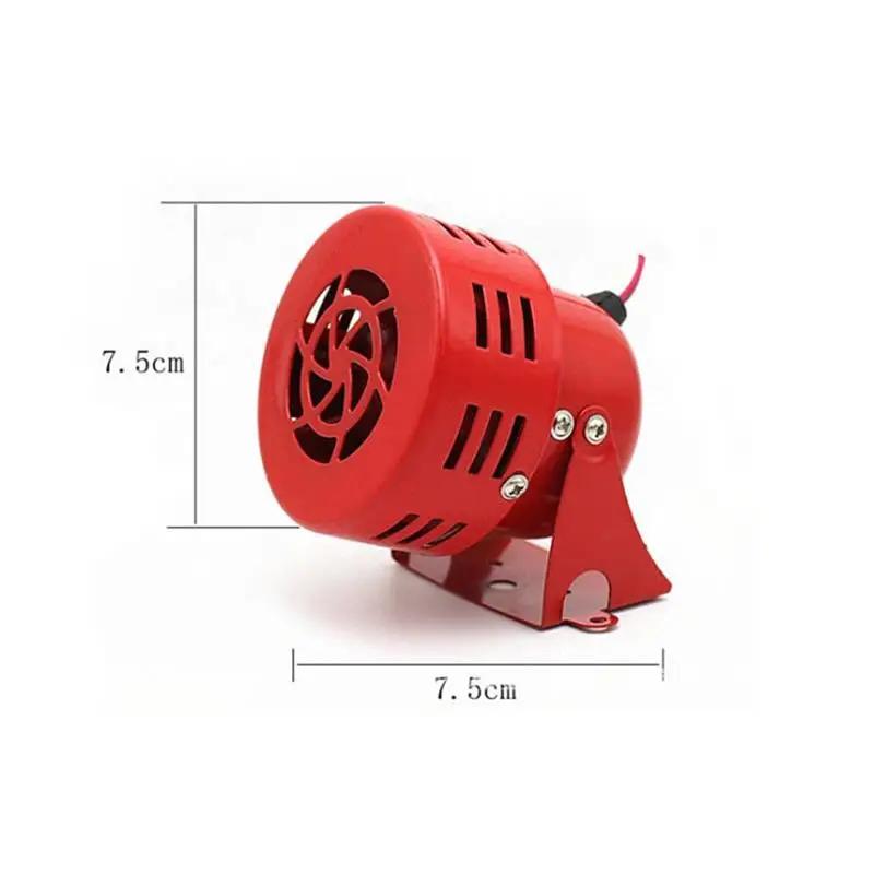 

2026 Car Air Raid Fire Siren Horn Electric Air Horn 12V Mini Alarm Loud Fire Security Rescue For Car Truck Motorcycle Auto Horn
