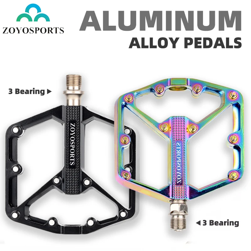 

Widen Bicycle Pedal Double 3 Bearing Aluminum Alloy Bike Pedal Ultralight Anti-slip MTB BMX Road Bike Flat Pedals