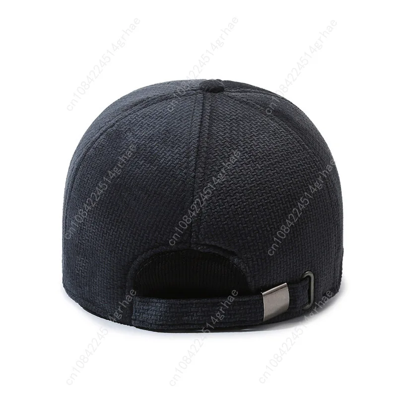 Warm Winter Baseball Cap with Ear Flaps for Men, Auturnn Thick Cap for Gifts