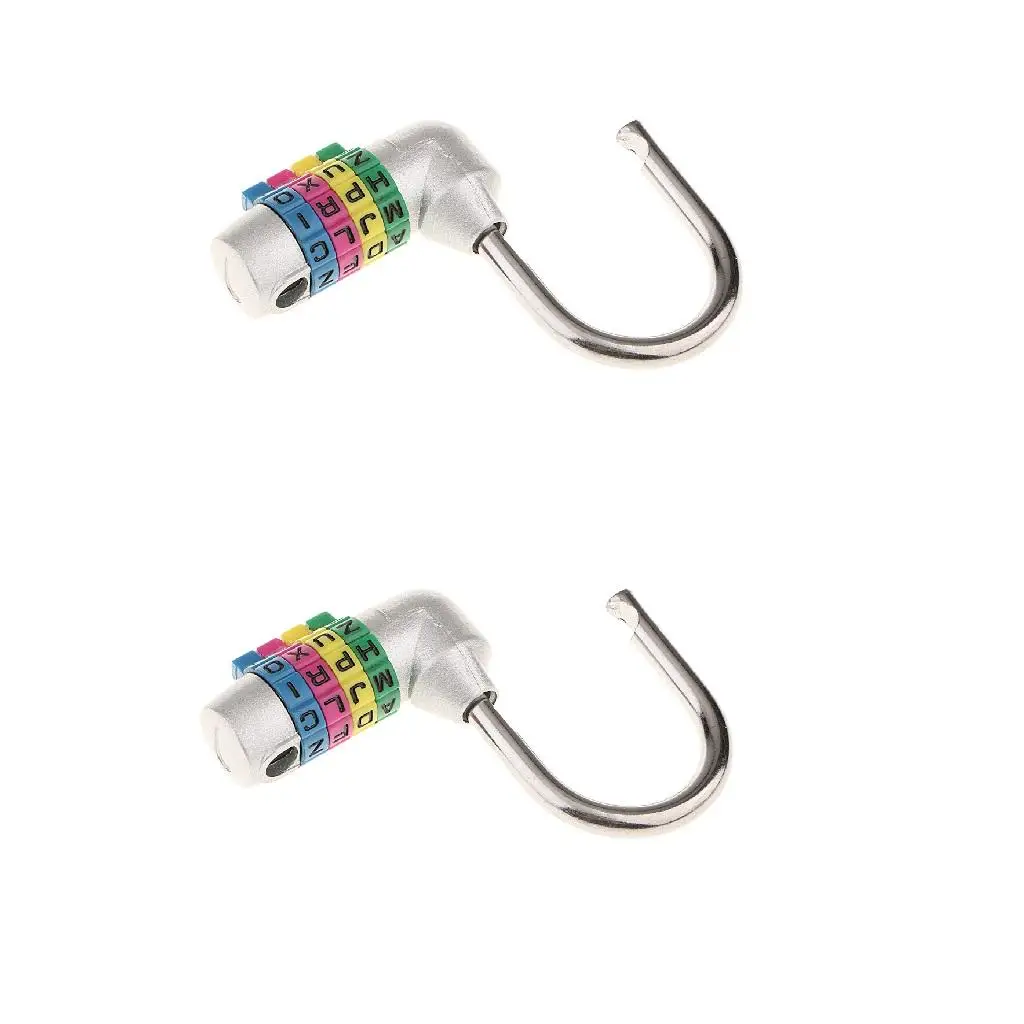 

Durable Metal 4 Digit Combination Lock Keyless Padlock Secure Password for Sports Locker Travel Case