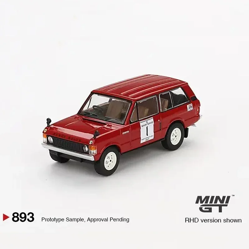 PreSale MINIGT 893 1:64 Range Rover 1971 International Hillrally Winner Diecast Model Collection Toys