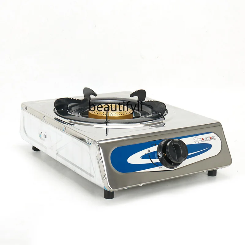 Gas stove Gas stove Benchtop liquefied gas cooker Stainless steel