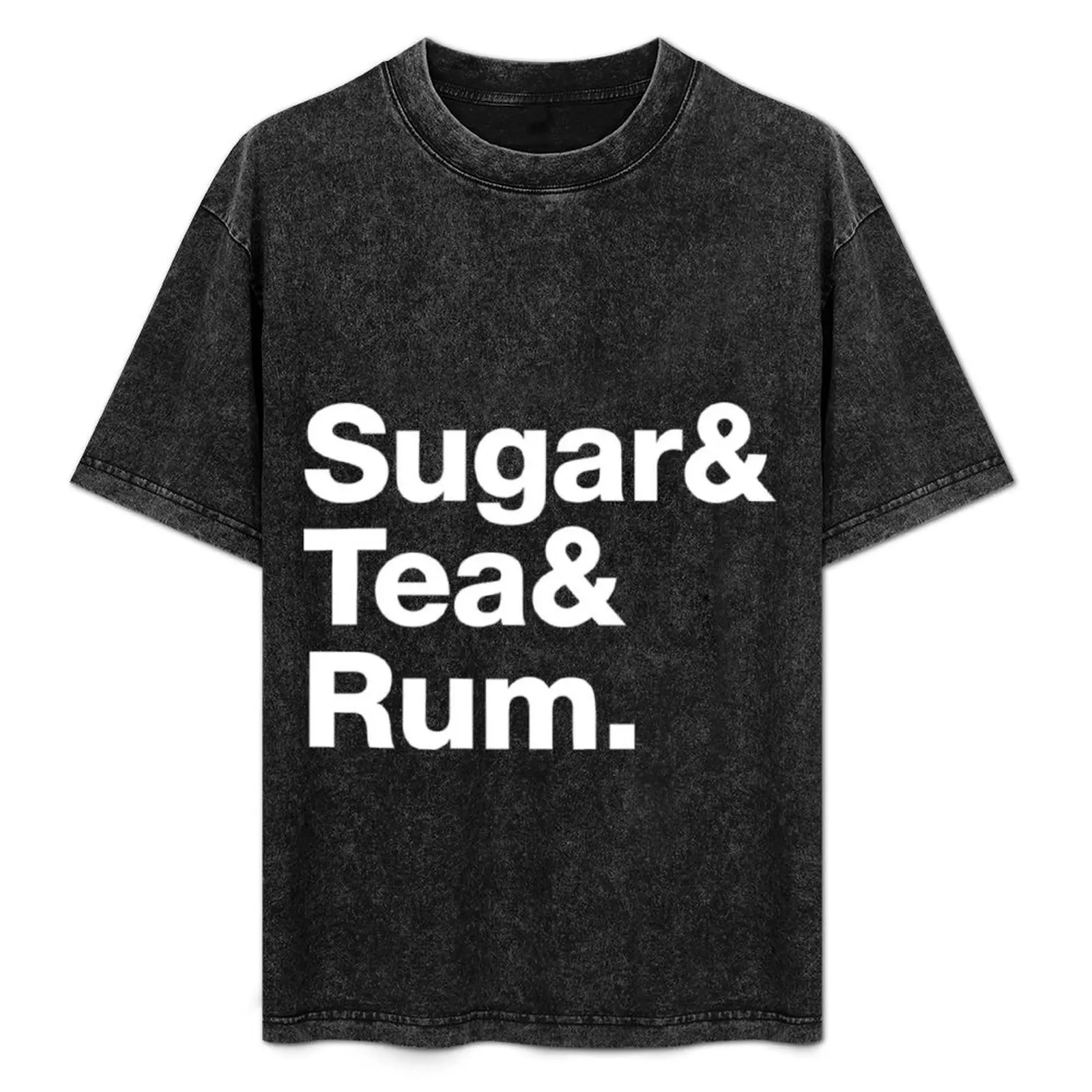 Sea Shanty Wellerman Sugar & Tea & Rum T-Shirt graphics aesthetic clothes tops T-shirt men