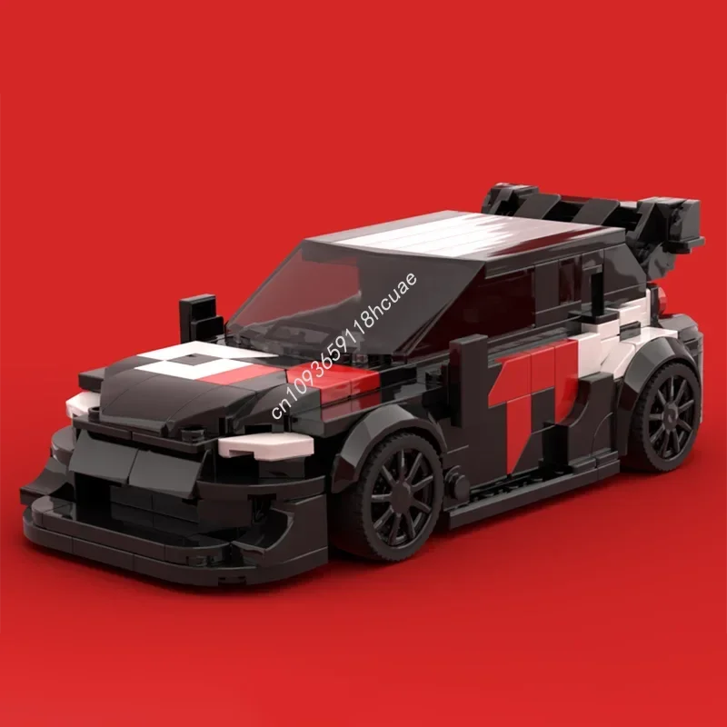 

322-комплект 2025 Toyotaed Yaris WRC Rally Car Custom Moc Building Set, идеально восстанавливает сцены чемпионата мира по ралли
