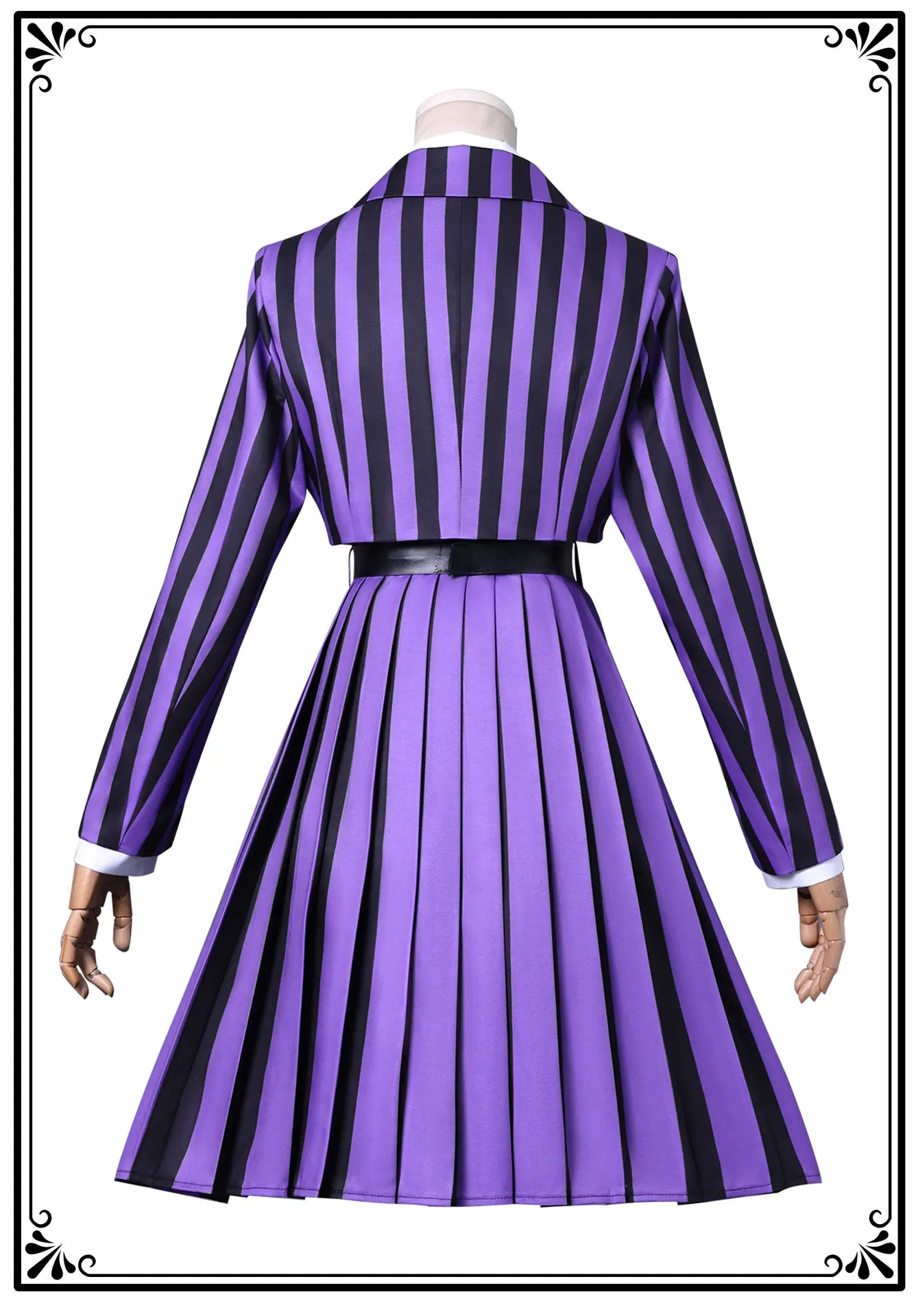 Anime Mercredi Enid Sinclair ‌   Costume Coplay, uniforme de l'académie Nevermore, tenue d'école JK pour fête d'halloween, Costume pour enfant adulte