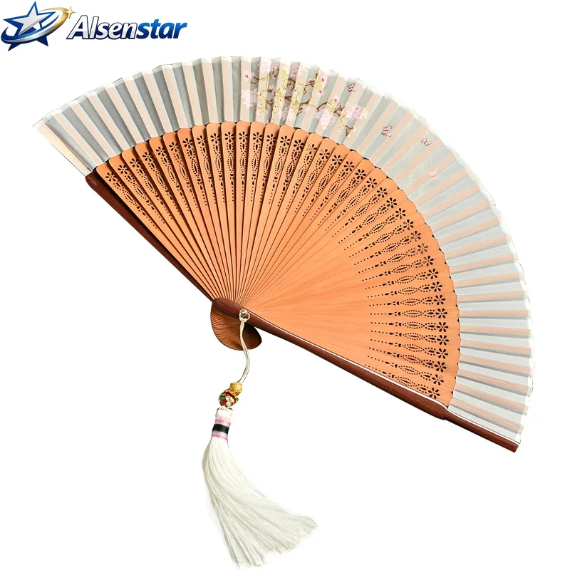 

Folding Fan Japanese Ventilador Abanicos Para Boda Woman Portable Fan Ventilatore Chinese Hanfu Classical Photography Props
