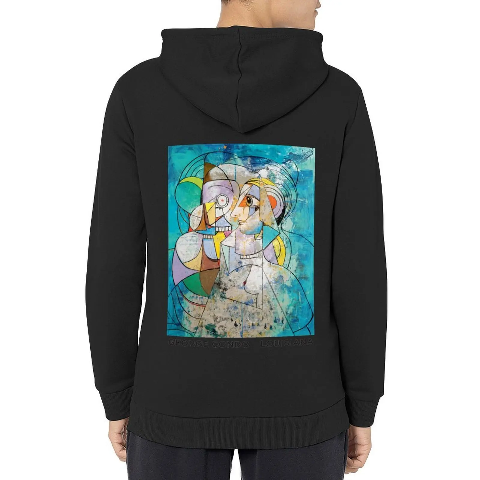 

George Condo Hoodie anime clothing mens designer clothes japanese style hooded shirt hoodie oversize