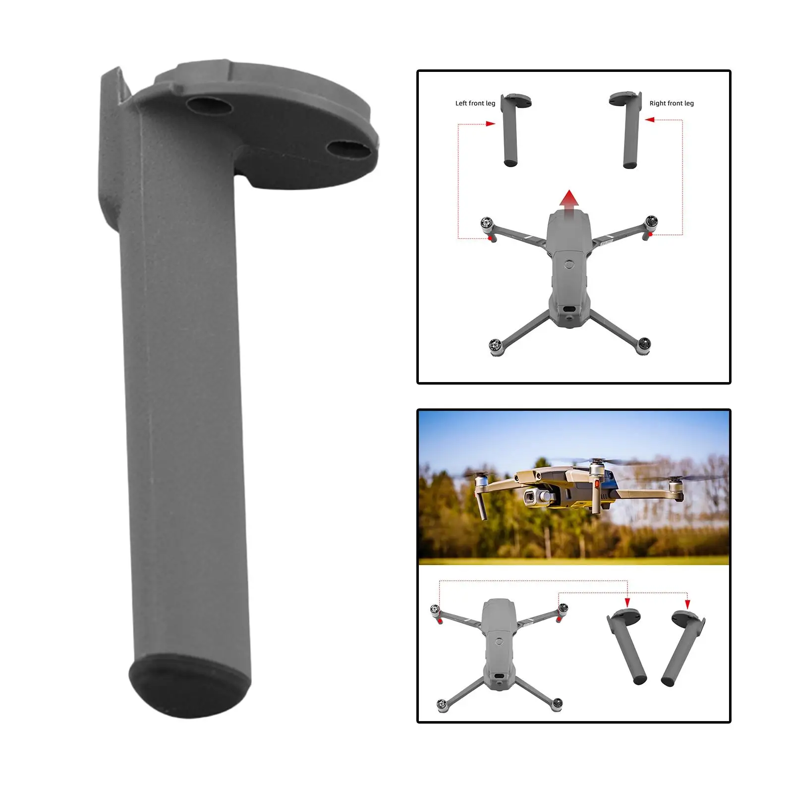 Plastic Left/Right Landing Gears Stand Replacement for DJI- Mavic 2 Pro