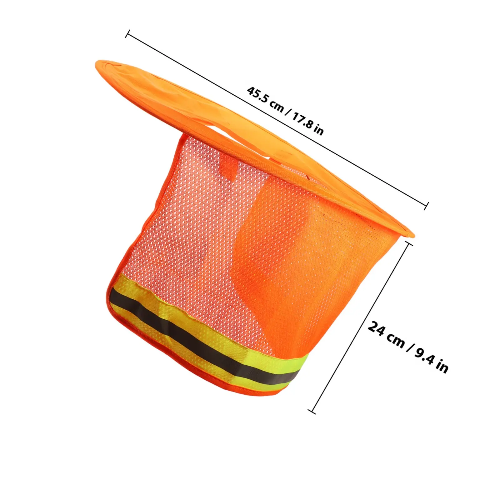 Full Brim Hard Hat Neck Shade Reflective Band Sun Visor Neck Protector Cooling Sun Shield Safety Accessories for Outdoor
