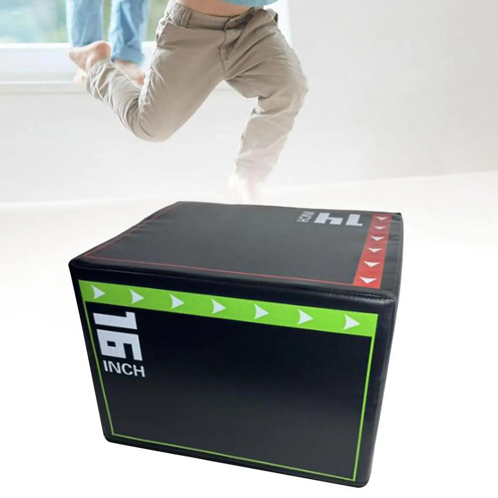 Plyometric Jump Box Versatile Agility Box Plyo Box Step up Box for Skipping Conditioning Strength Training Home Gym Dips Lunges