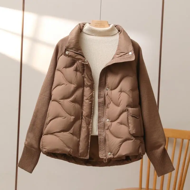 

Женская одежда для похудения Jaet, корейская трикотажная верхняя одежда для похудения, простая тонкая модель прямого кроя