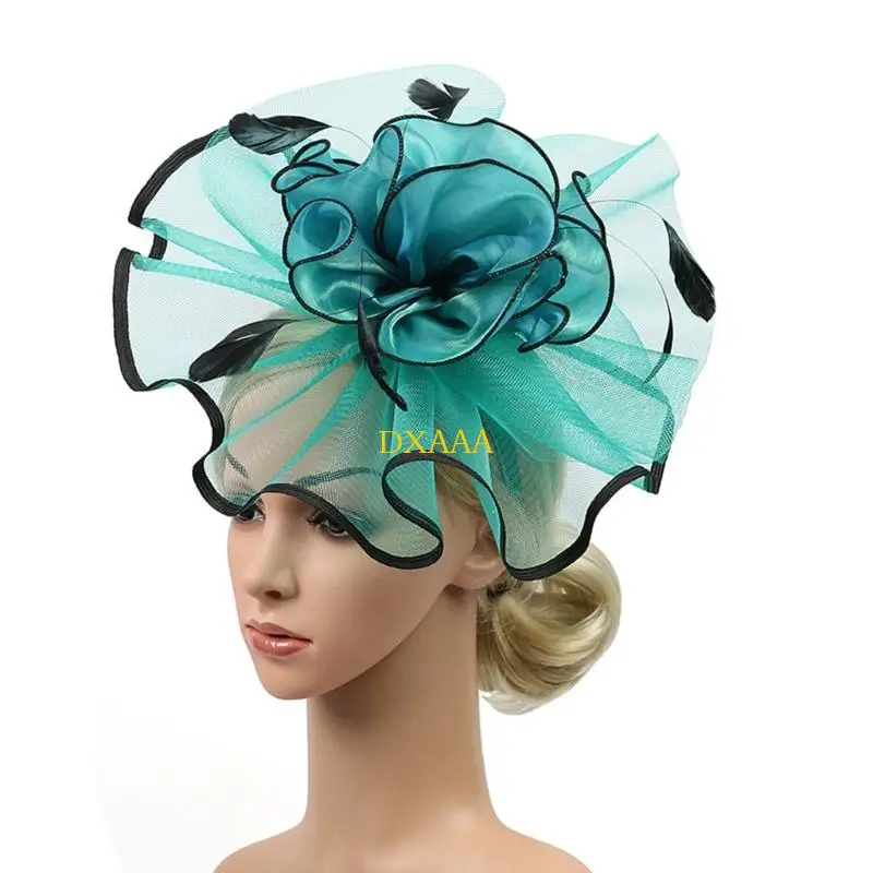 DXAA Vintage 1920 Flapper Cosplay Accessoires Collier bande à plumes Gants d'oreille pour femmes Prom Halloween mariage