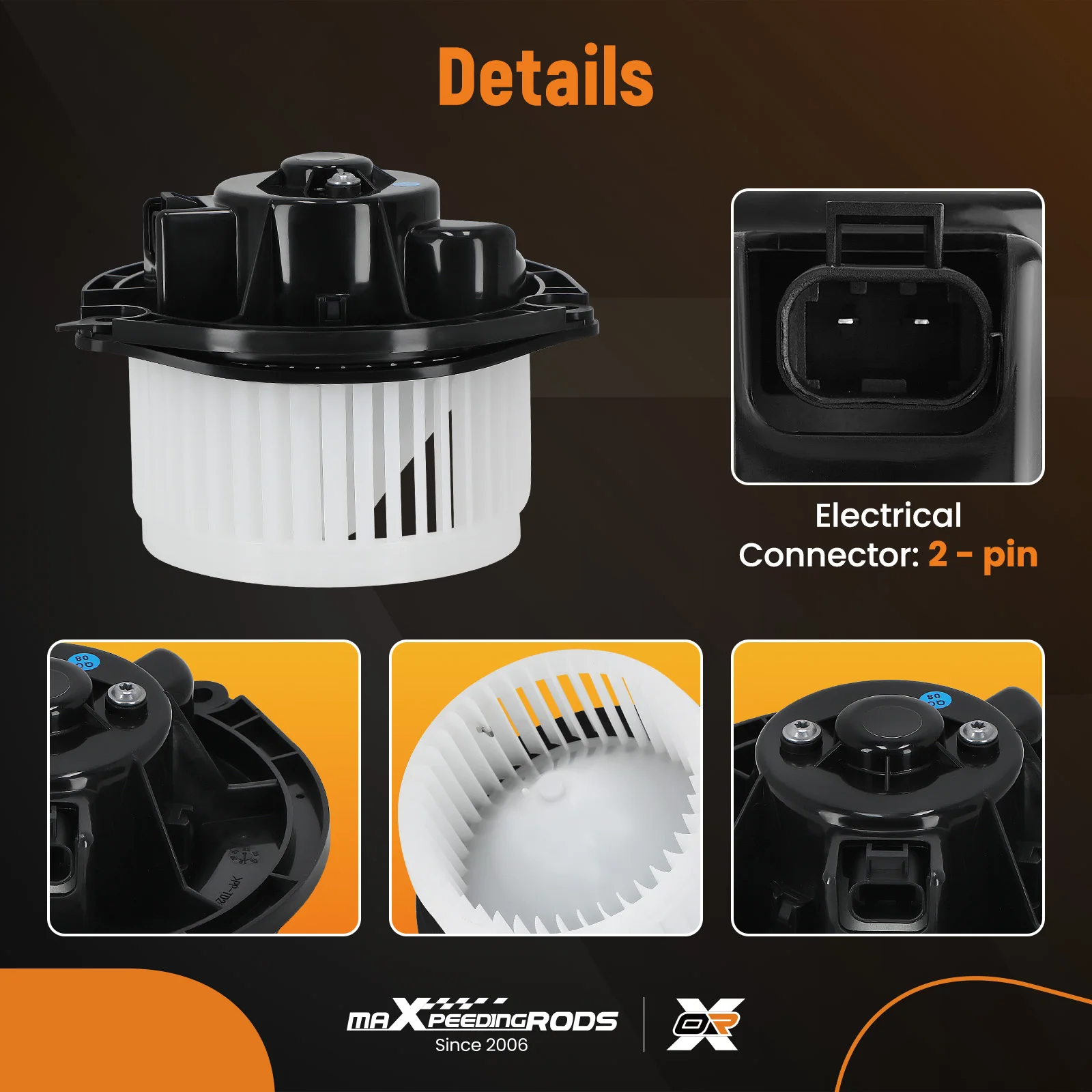 

Мотор вентилятора отопителя HVAC с защитной решеткой для Buick LaCrosse 2005-2009 700107