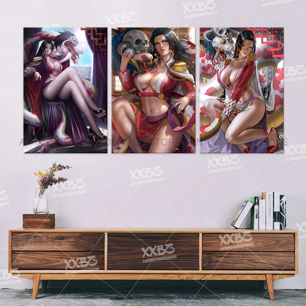 ONE PIECE Poster Nami Anime Painting Nico Robin Home Decoration Monkey D. Rufy No Frame Canvas Picture Boa Hancock Wall Artwrok