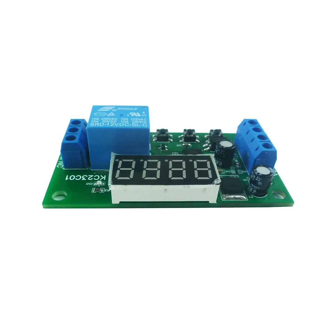 DC 12V Multifunction Pulse Counter Trigger Delay Timer Relay Simple PLC Module for Smart Home