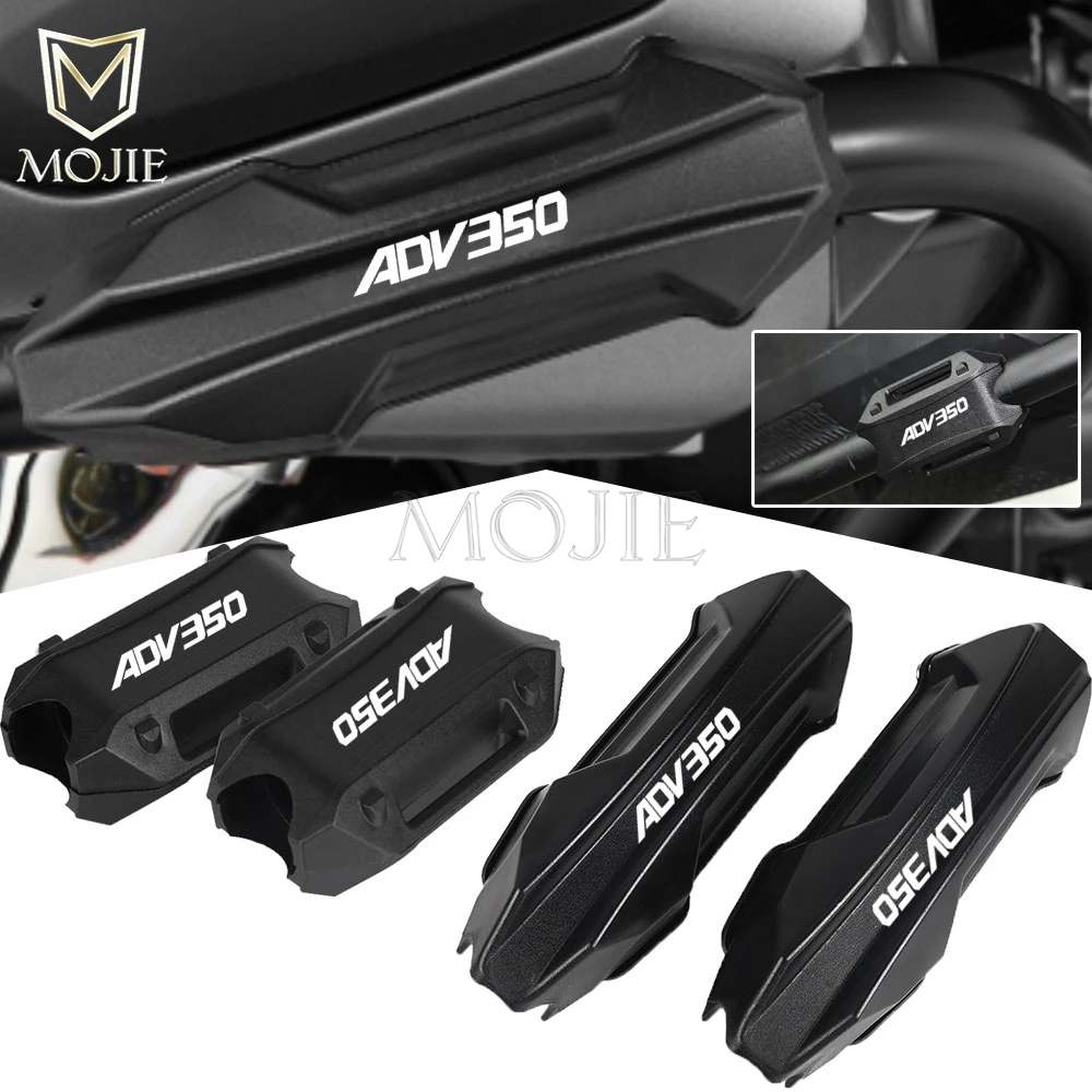 For Honda ADV350 ADV 350 2019 2020 2021 2022 2023 2024 2025 Motorcycle 25mm Crash Bar Bumper Engine Guard Blocks Protection