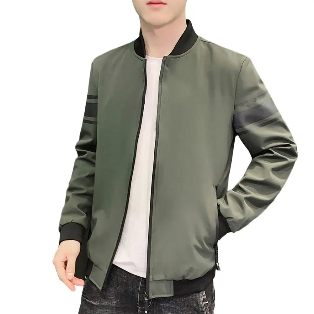 2024 Spring and Autumn New Classic Fashion Solid Color Windproof Jacket Men's Casual Relaxed Comfortable Breathable Coat M-5XL