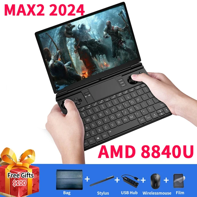 GPD WIN Max 2 10.1 Inch Handheld Gaming PC Laptop UMPC AMD 7840U Processor  Windows 11,32GB/64GB RAM, 1TB/2TB Nvme Ssd