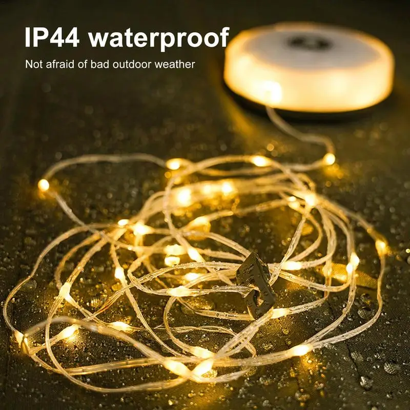 Camping String Lichter String führte wasserdichte Lichter im Freien USB-Zimmer Schlafzimmer Hochzeits feier Urlaub Dekorationen für Familien garten