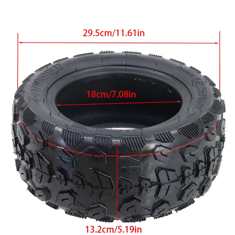 إطارات جديدة بدون أنابيب مقاس 13 بوصة 125/60-7 مناسبة لإطارات ملحقات سكوتر كهربائي Dualtron X DTX