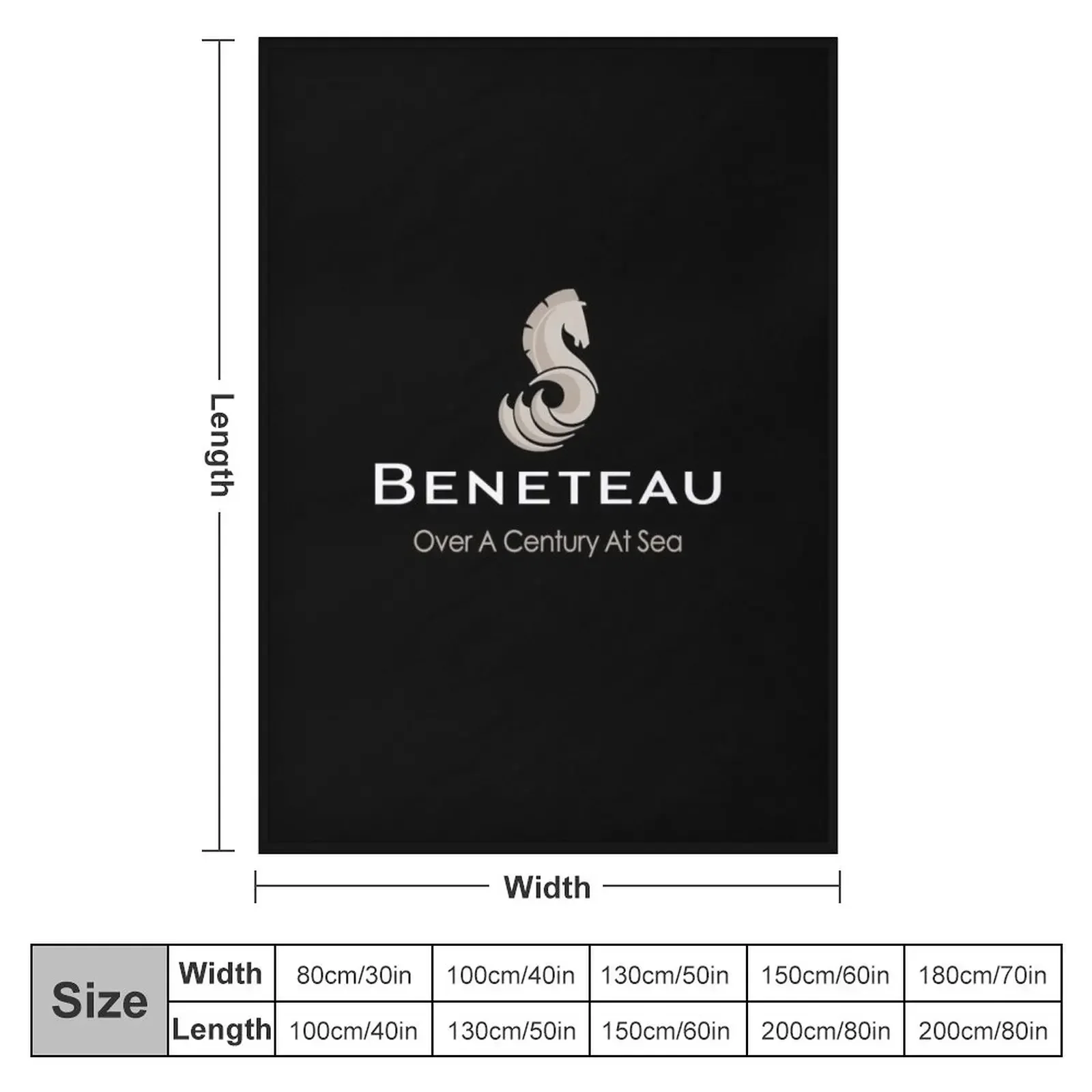 Beneteau Sailboat Logo Throw Blanket Kid'S Flannel Fabric Blankets For Bed Blankets