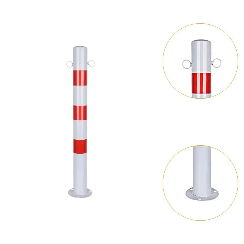 30'' H Protective Safe Bollard Accessory for Sidewalks Parking Residential Communities Road Intersections Traffic Sensitive Area
