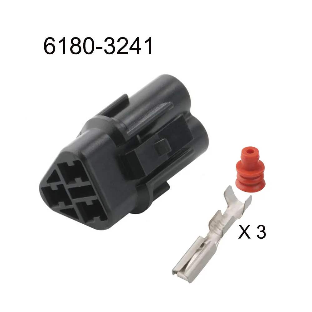 200SET 6180-3241 6187-3231 auto Waterproof connector 3 pin automotive famale male Plug socket Includes terminal seal