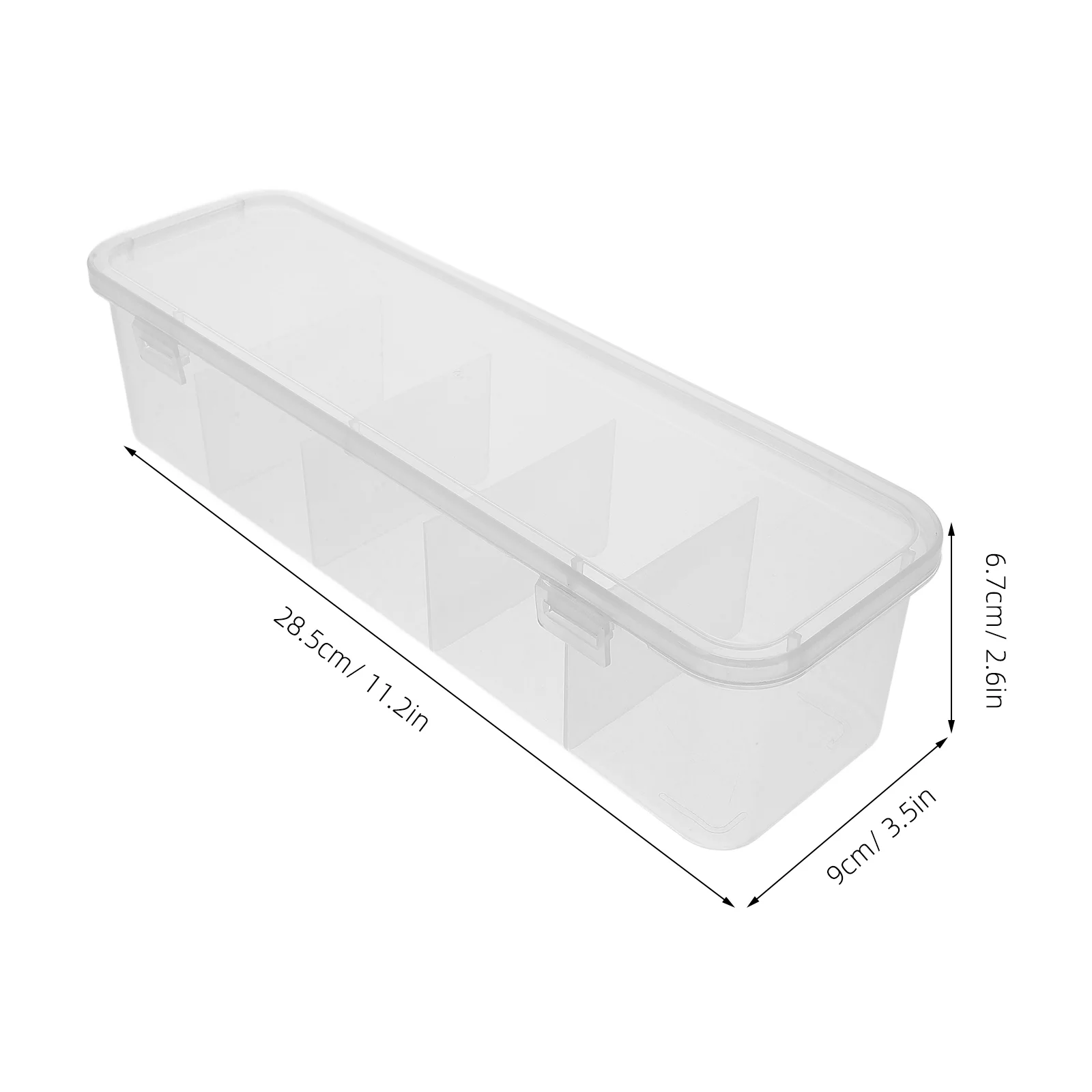 Coffee Bags Tea Storage Box Holder Room Organization and with Cover Station Organizer Transparent Sugar Stand Office