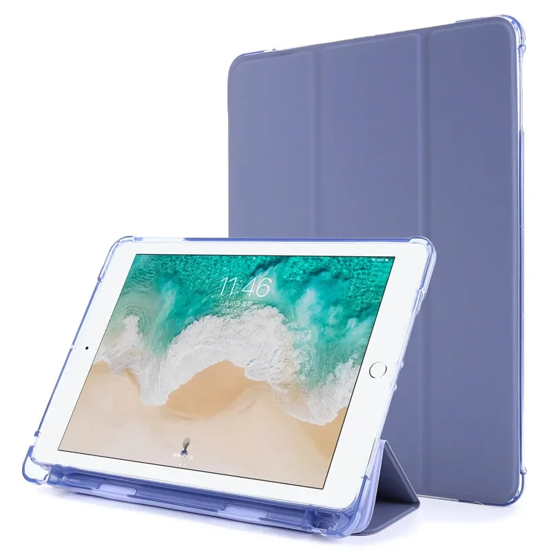 For iPad 10th 9th 8th 6th Generation Case With Pencil Holder Smart Cover For Funda iPad 10.2 9.7 Air 5 4 3 2 1 iPad 10 9 8 7 6 5