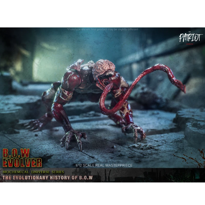 

In Stock Patriot Studio 1/12 Resident Evil Licker Zombie Action Figures Collection With original box